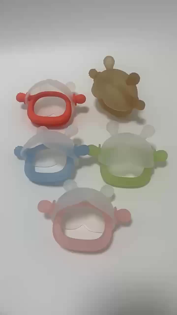 PIYARU COD Mainan Gigitan Teether Bayi Bahan Silikon Teether Gelang Bayi Bpa Free