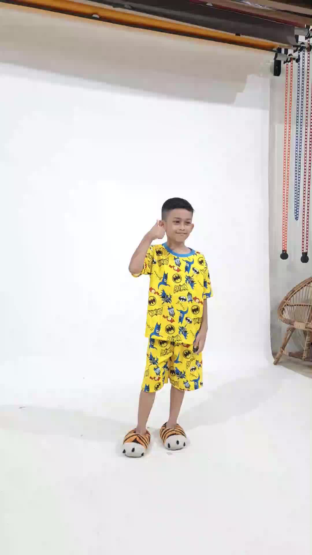 Kiminori YUWA.ST Setelan Baju Anak Laki-Laki Lengan Pendek