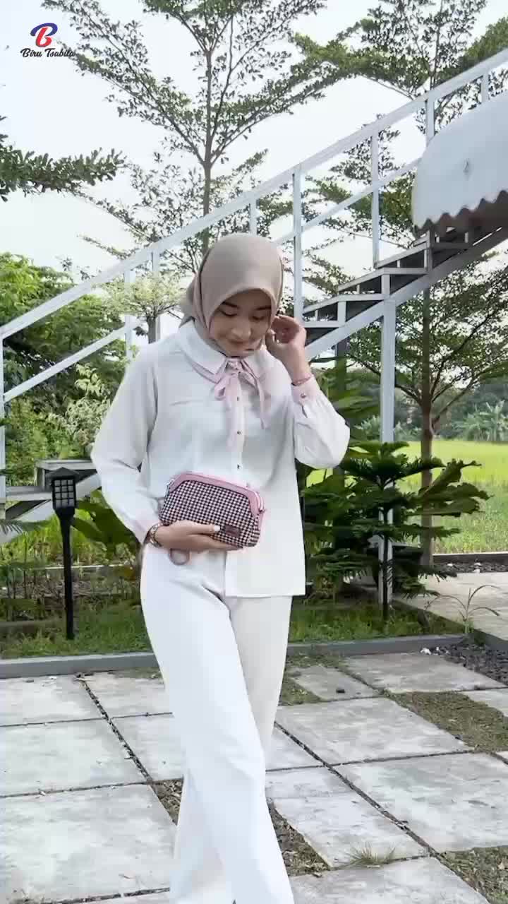 Niesha 2in1 Bag By Biru Tsabita Tas Wanita 2Ruang/2Resleting