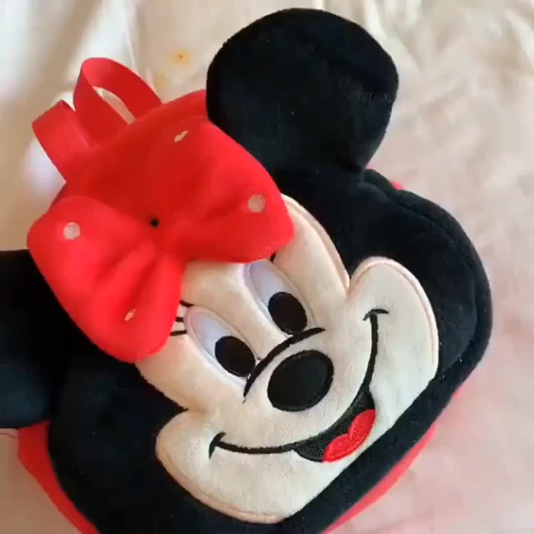 Tas Anak Karakter Superhero dan kartun Lucu Bahan Halus Lembut Mirip Boneka Ransel Fashion Untuk Laki-Laki dan Perempuan Usia 1-3 Tahun