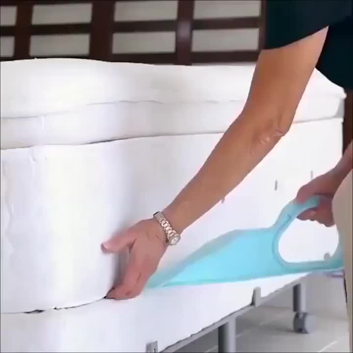 COD 25CM Alat Pengangkat Kasur Biru Alat Bantu Pasang Sprei Portable Seprai Gambar