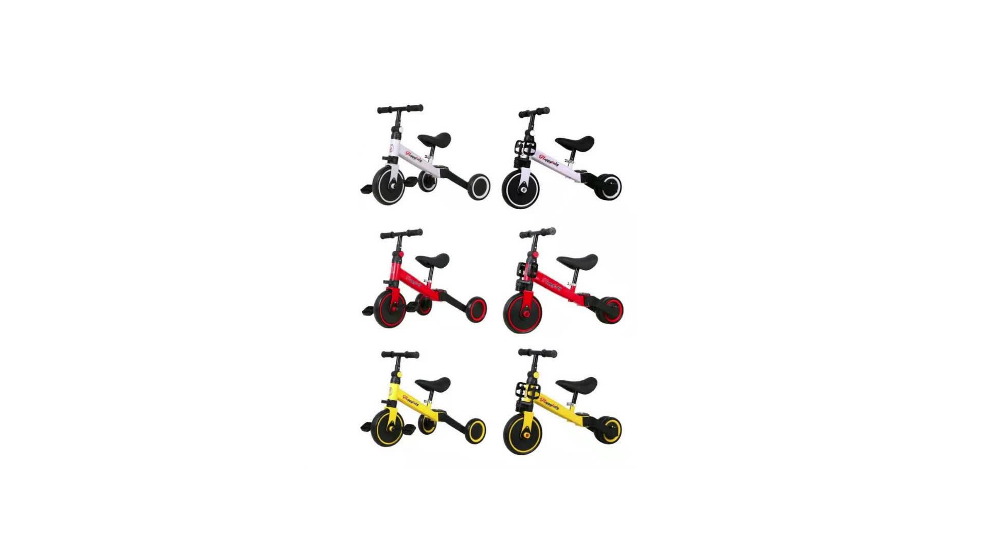 "Satu Keluarga" SNI [COD] SK M97 Mainan Sepeda Roda 3 Anak Keseimbangan Naik Sepeda Dorong Toys 3 Mode 3 Roda 2in1 Bahan Besi Anti Bising & Anti Lecet untuk Usia 1,5–5 Tahun