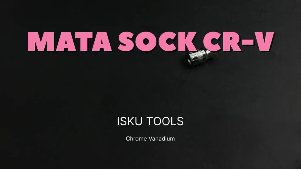 【ISKU】Mata Sock 1/2 inch (8-24mm) 6pt Chrome Vanadium