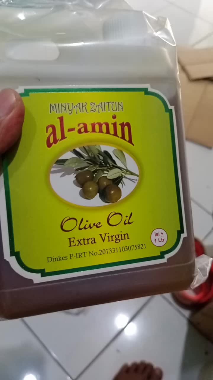 Zaitun al amin 1000ml untuk dimiinum dan untuk memasak Botol Minyak