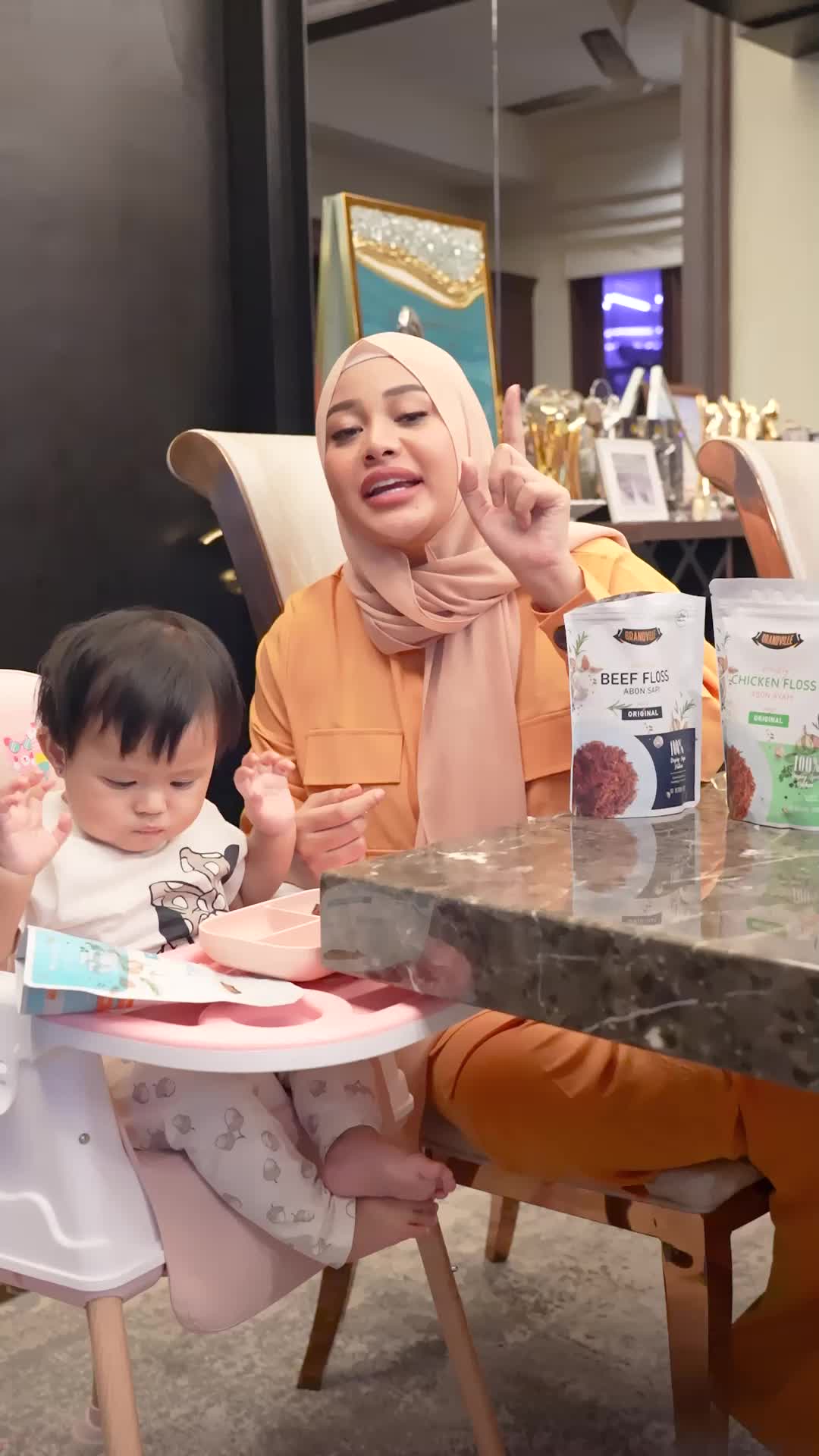 Grandville Abon Sapi Crunchy Halal Triple Pack Original - Aman untuk anak usia MPASI