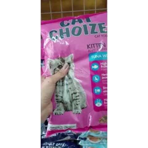 [BEBAS KERUSAKAN] Makanan Kucing Dry Food CAT CHOIZE KITTEN With Milk 1 KG Freshpack