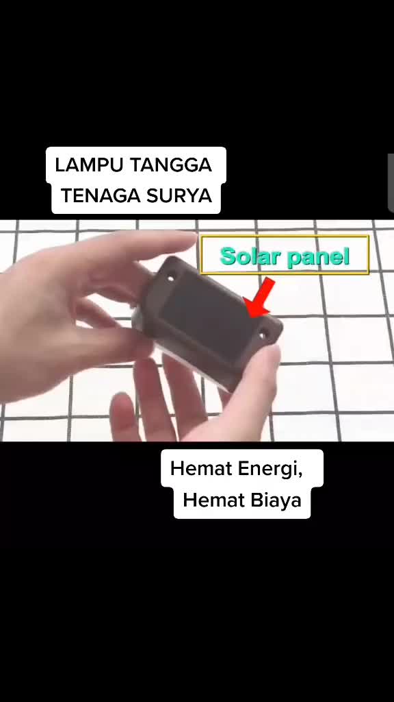 Lampu Hias LED Solar Cell Tenaga Surya Sudut Tangga Pagar Taman LED Tenaga Surya Lampu Tangga Lampu Hias Outdoor Tenaga Matahari