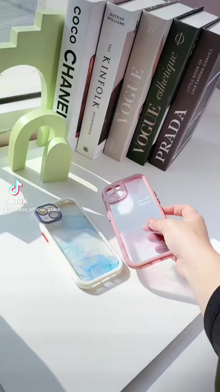 Acrylic Marble Case for iPh*ne XR X XS 11 12 13 14 15 Plus Pro Max Pink Purple White