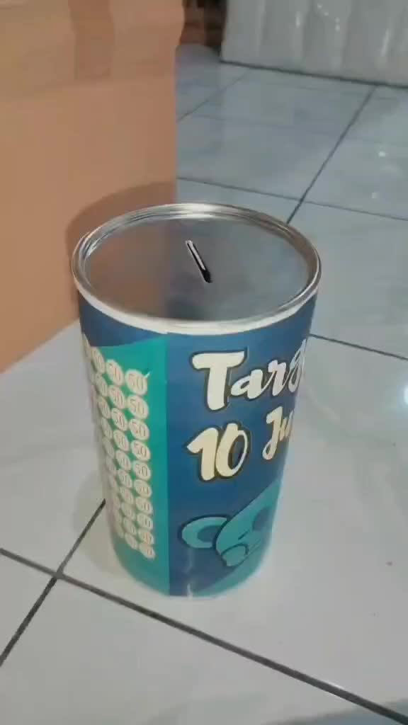 Celengan Target Jumbo Viral Buka Tutup - Tabung Jumbo Masa Depan