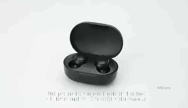 Original A6S TWS Wireless Bluetooth Headset with Mic Earbuds Noice Cancelling Earphone Bluetooth Headphones