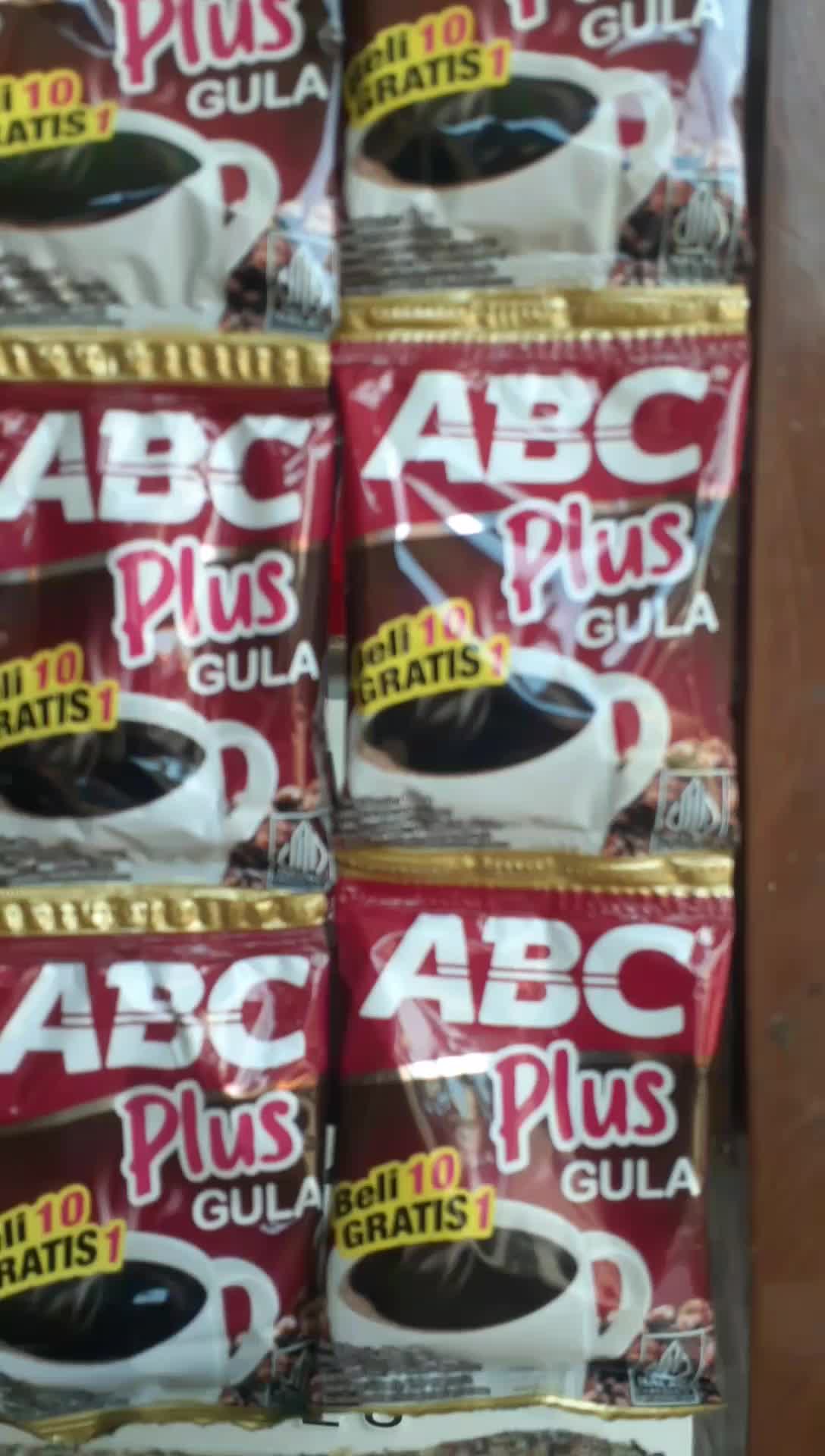 30 PCS 3renteng Kopi ABC plus gula 18 gram manis nya pas