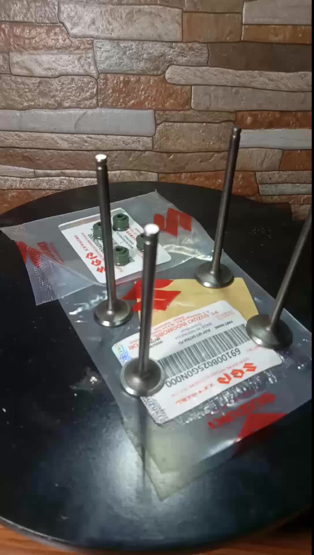 Payung klep satu set + seal sil klep 4 pic motor satria f satria Fu 150 karbu