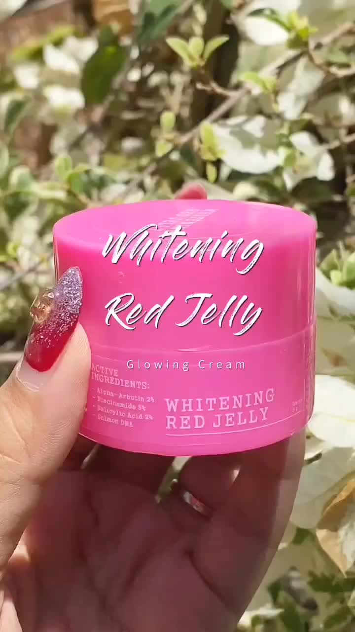 WHITENING RED JELLY CREAM Mencerahkan Wajah Perawatan Pelembab