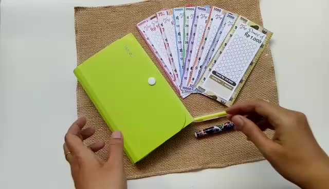 Paket Set Dompet Map / Dompet Map Menabung / Dompet Map Saving Challenge