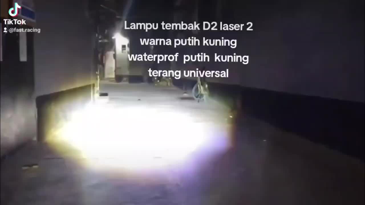 (1 pcs）Lampu Tembak Laser Led Mini 2 Warna - Lampu Tembak Sorot Foglamp Mini D2 Laser Gun/lampu oval universal