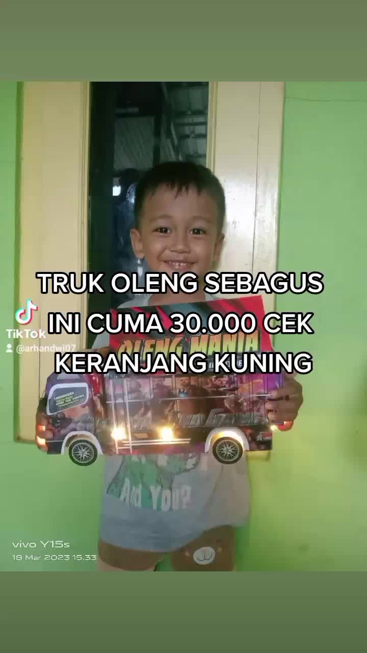 TRUK OLENG FULL VARIASI LAMPU DAN TERPAL Set Hadiah Control