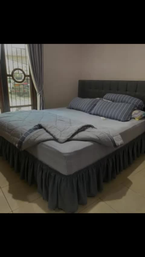 Rok dipan rumbai 120x200 Bahan Mikrotex  -  penutup Kolong ranjang  Bed -  Kasur Rumbai Elastic