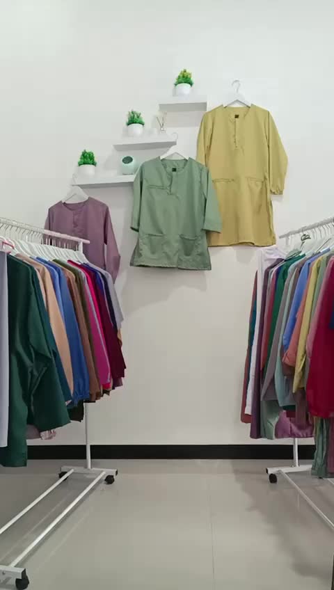 [RatuHijabCilacap] Baju Ok Jogger Cargo / Baju Oka Jogger / Baju Jaga perawat Jogger / Baju Perawat Jogger / Bahan Toyobo Lengan Panjang Karet Wanita Katun Setelan Celana