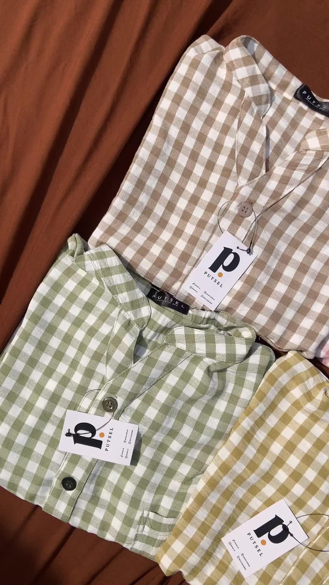 Atasan Kemeja Wanita AMALA Series Pakaian Atasan Kemeja Cewek JUMBO OutFit Kantor Formal Hangout Putsel Baju Crinkle Airflow Rayon