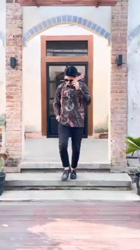 ANJAB-Baju Batik Pria Terbaru Lengan Panjang M L XL XXL Motif Terlaris Dewasa Hem Slimfit kemeja Katun Cowok Casual