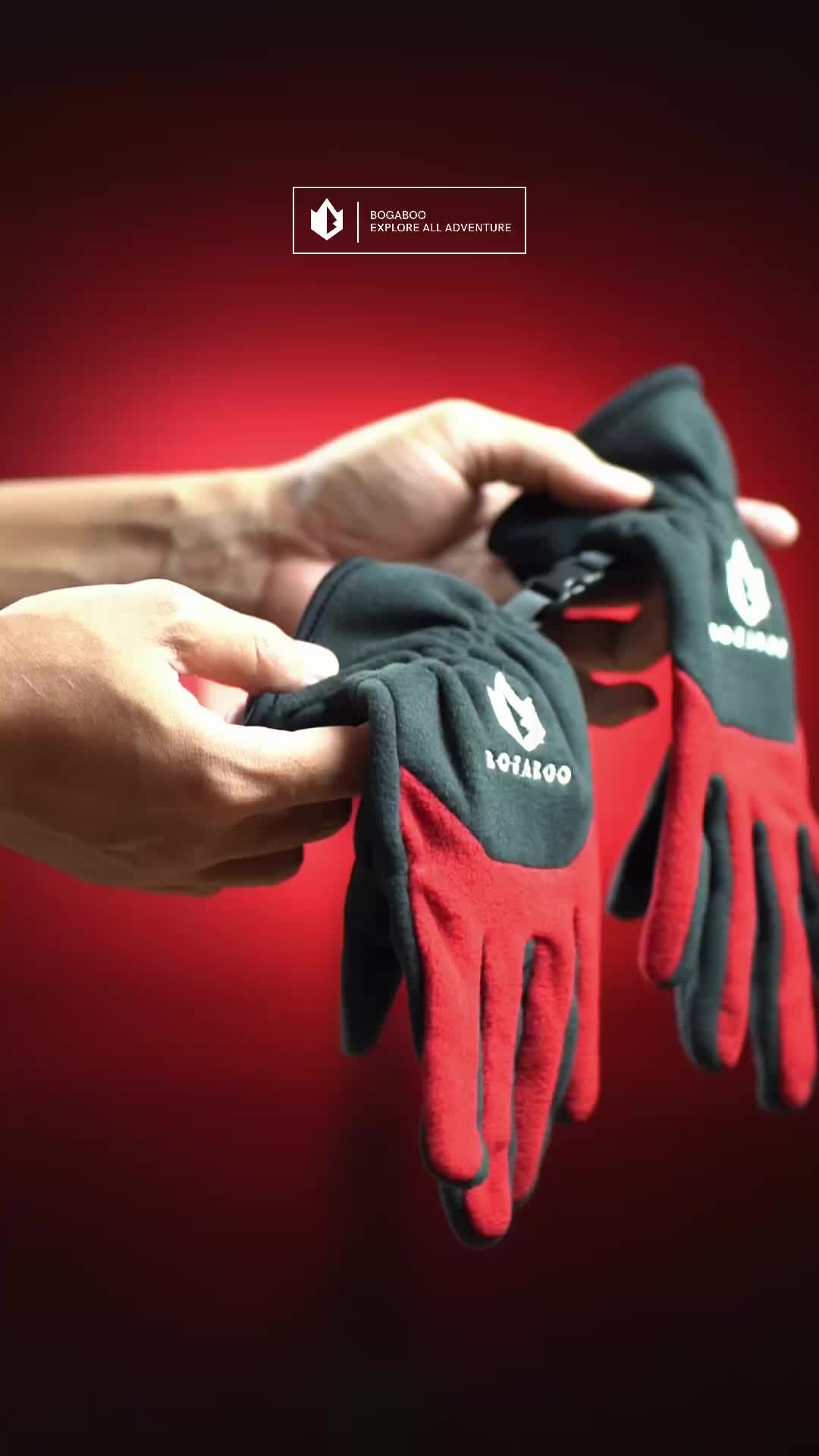Bisa COD Sarung Tangan Gunung BOGABOO  Bahan Polar Hangat - Glove - IGLOVE - Sarung Tangan Hiking - Sarung Tangan Motor