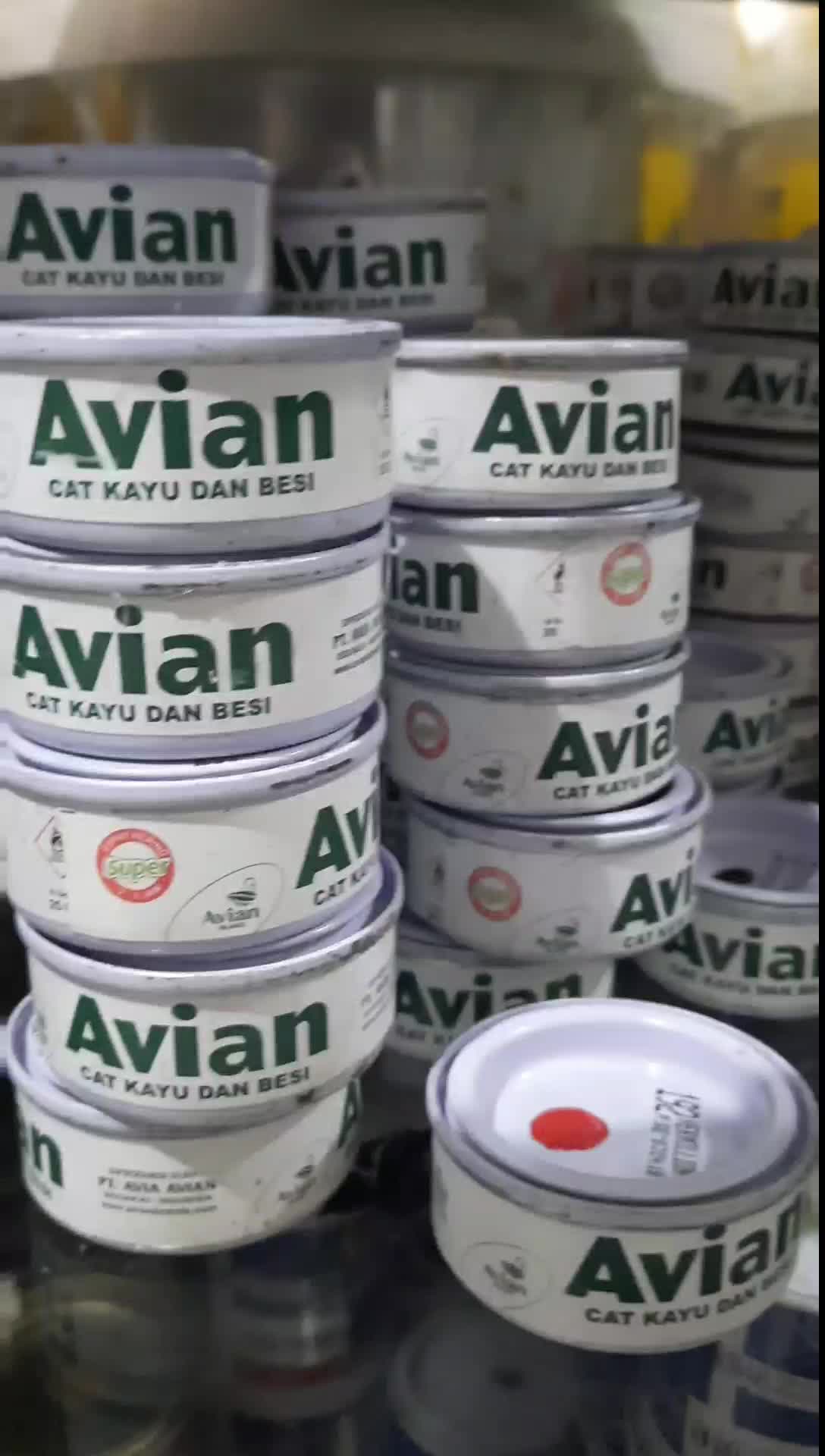 CAT AVIAN 25CC KAYU BESI MENGKILAT MURAH