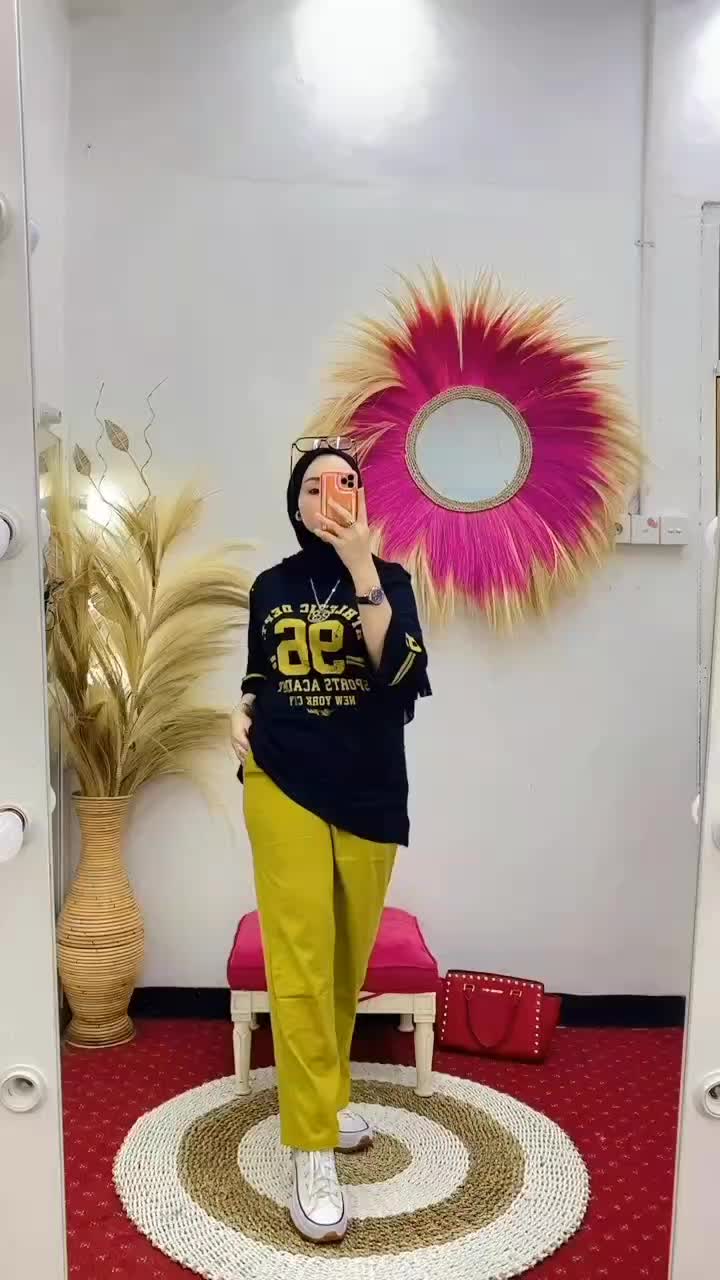 TERBARU Setcel Wanita Dewasa Setelan Baju Motif 96 Setelan Celana Viral Ld 110 Bahan Combed