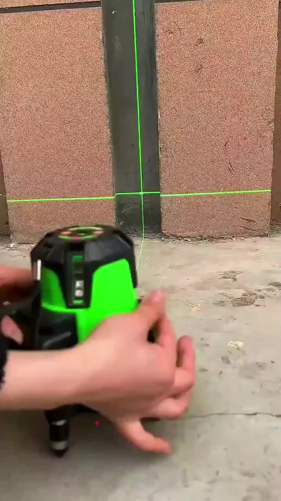 5 Line 6 Poin Tingkat Laser kuat Cahaya 360 ° Rotary Vertikal Horizontal Laser Jalur Tripod luar ruangan Alat ukur