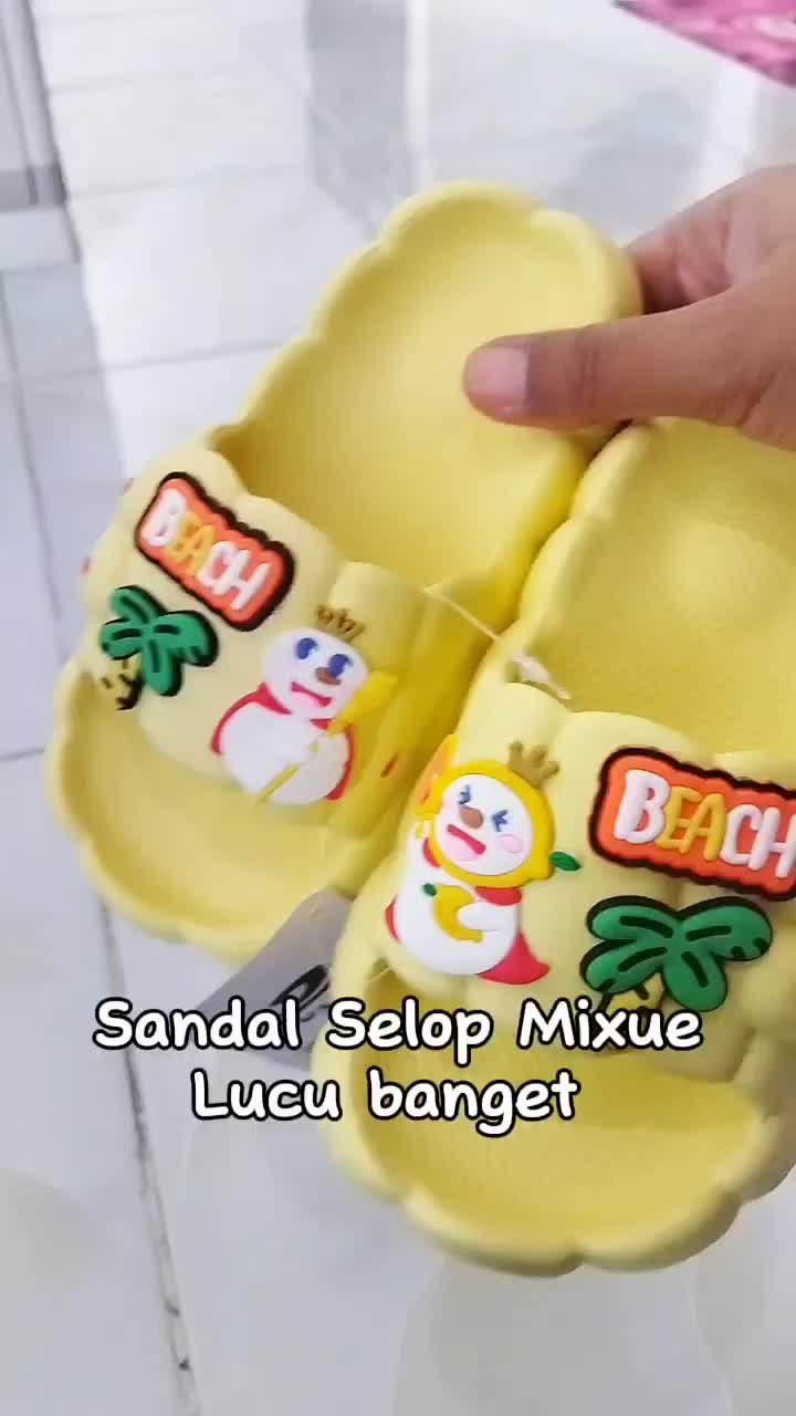 Sandal Anak Dulux Mixue (24-29) Model Lucu Anti Slip Kaki Fashion