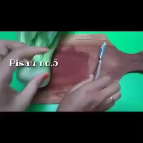 Pisau garnish 3 pcs scops beda model