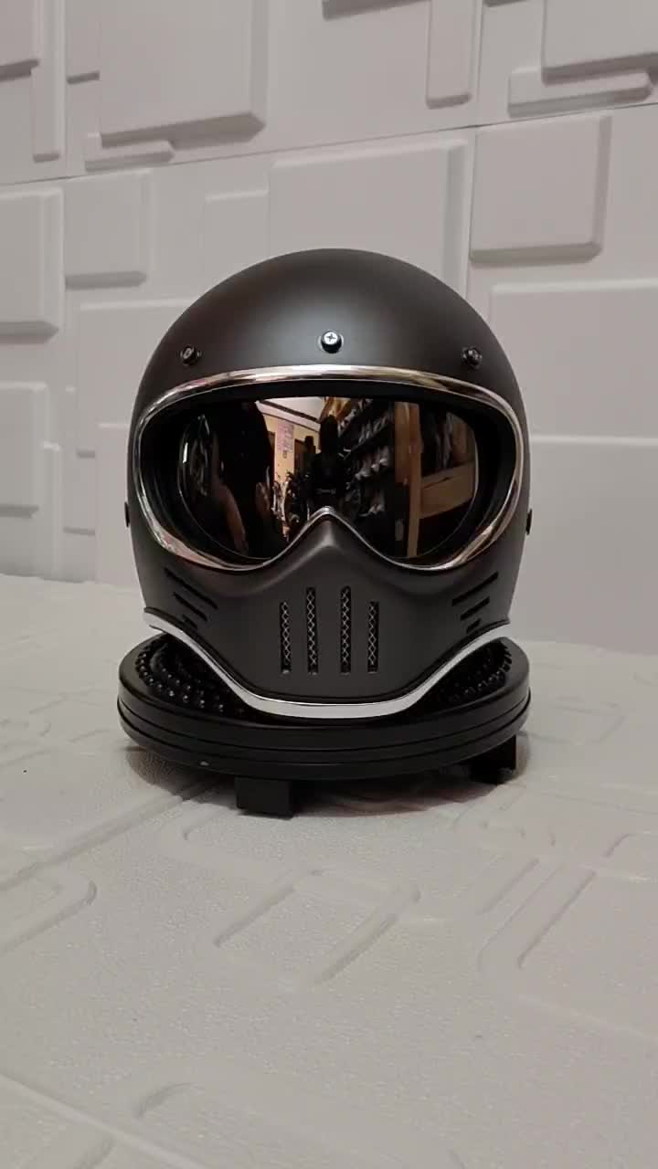 HELM CUSTOM SIMPSON M30 FULL FACE helm cakil Crom Motorcycle