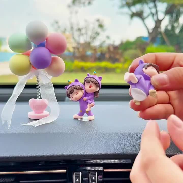 Ornamen Mobil Couple Ungu Hiasan Dashboard Dekorasi Mobil Couple Love Hiasan Dashboard Mobil Lucu Hiasan Dashboard Mobil Estetik Car