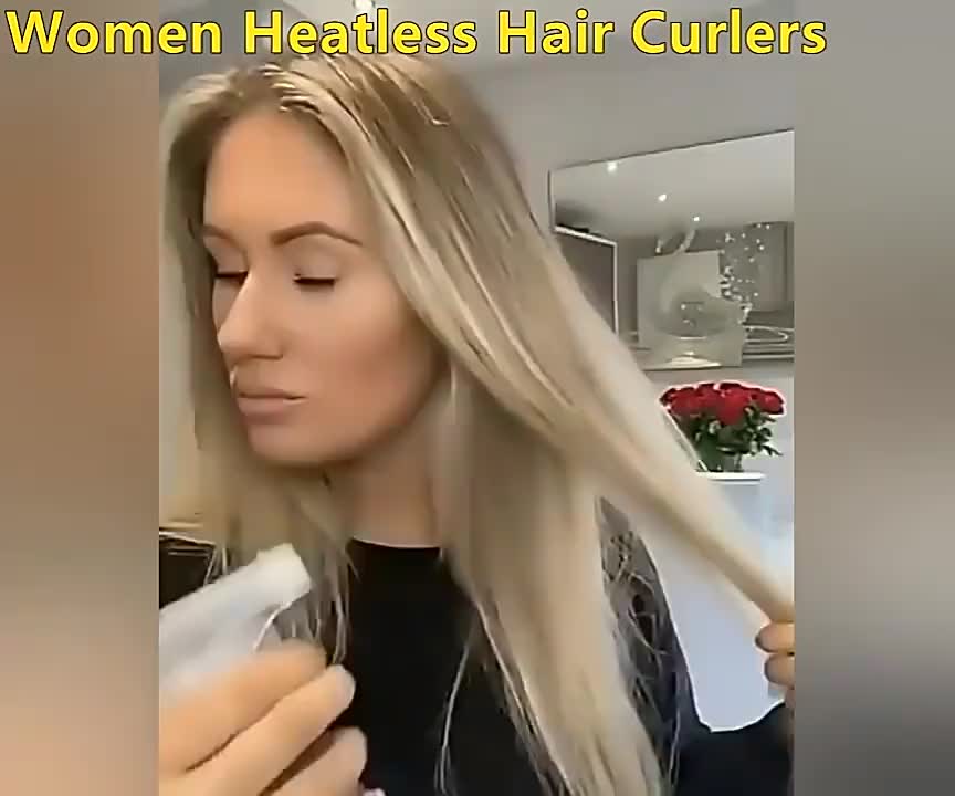 Alat Pengeriting rambut tanpa catokan Rambut Keriting Pengeriting Rambut Tanpa Panas Heatless Curl