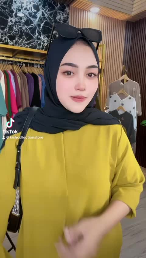 Gamis Kaftan MIKAILA Simple Dress Oversize Panjang Bahan Adem Premium - Dewasa - Muslim, Airflow
