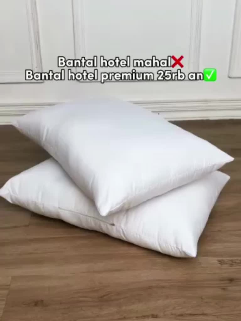 PAKET HEMAT 2 Bantal Tidur Hotel 45x65 ISI SILICON Bantal Dewasa Premium bed dakron