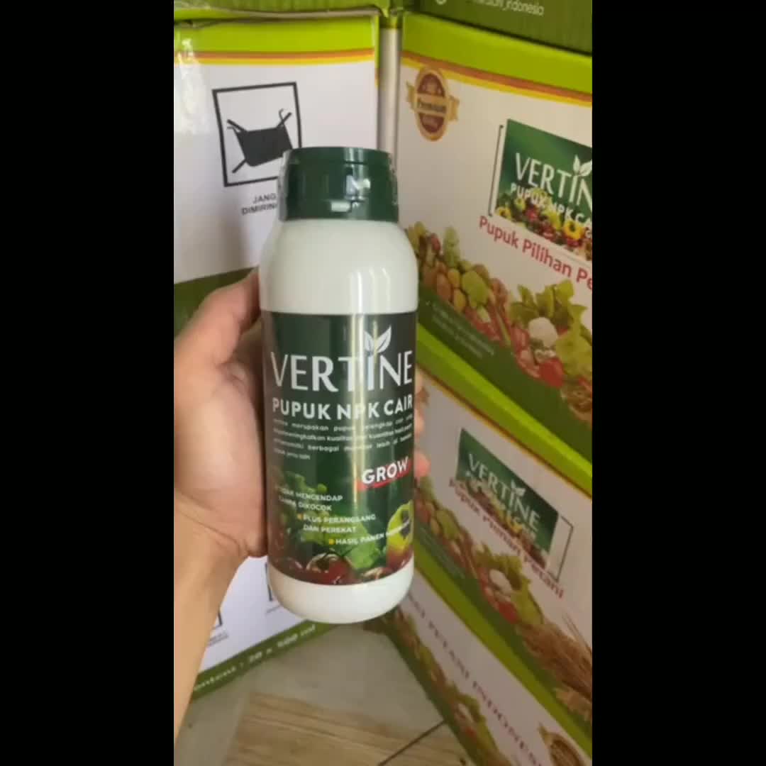 PROMO Obat Pelebat Anakan Padi VERTINE GROW 500 ML - Pupuk NPK Cair Melebatkan Padi Lebih Cepat Panen dan Panen Padi Lebih Banyak - Pupuk Pelebat Padi Manjur Ampuh Melebatkan Padi Lebih Cepat Isi 500 ML Pupuk NPK Pelebat Padi Mujarab Pohon