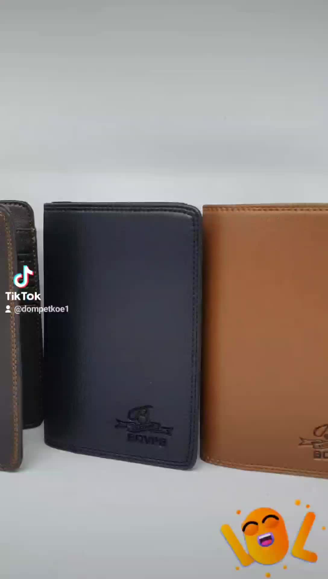 Dompet Pria Cowok Bovis Tanggung 3/4 Kulit Semi Tipe Terbaru Motif Distro dan Harga Murah