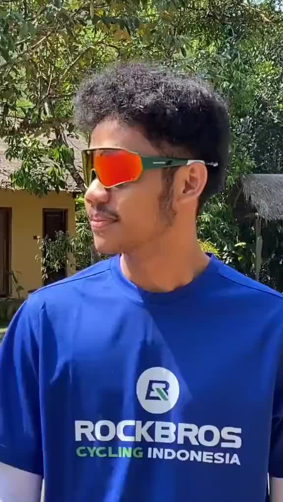 ROCKBROS 10162 10164 10165 Kacamata Sepeda Polarized Sunglasses Cycling Eyewear with Frame Myopia Olahraga Sport