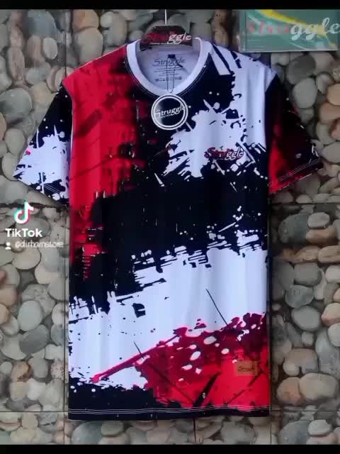 Kaos Fullprint Struggle cotton COMBED 24s Baju Distro Pria Katun Surfing Keren