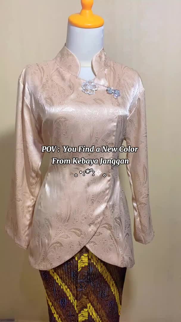 Kebaya Janggan Dasiyah Gold Kebaya Dian Sastro Gadis Kretek
