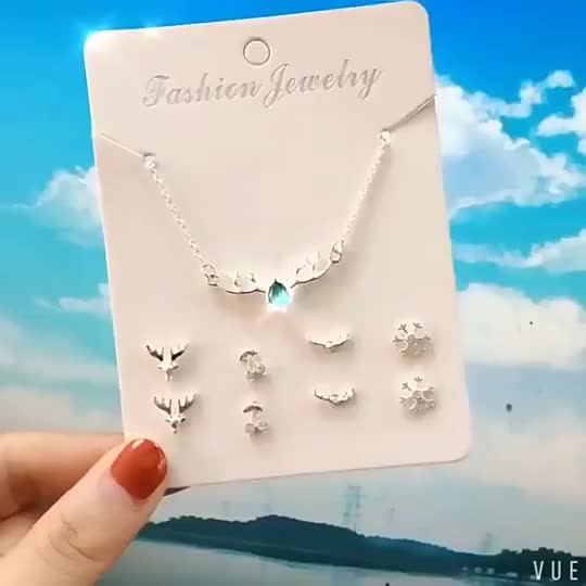 Set Perhiasan Kalung Anting Gaya Korea Fashion I PUSAT TIMUR
