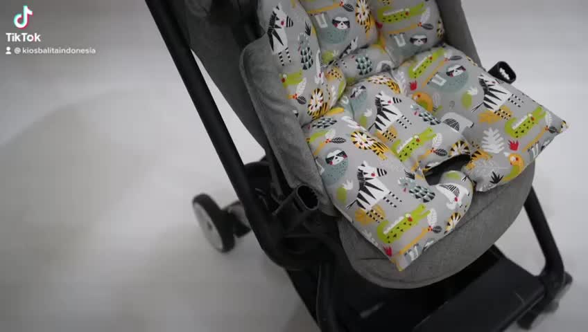 4in1 UNIVERSAL ALAS STROLLER BAYI CAR SEAT BOUNCER 5 LUBANG / SEAT PADDING BABY / ALAS KURSI MAKAN Bayi Bayi