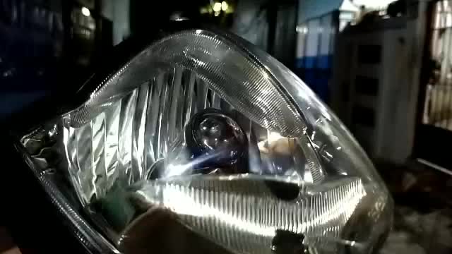 Lampu utama LED H4 Projector mini super terang ada kipas pendingin