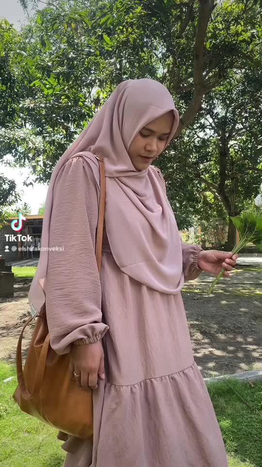 Emily Dress / Gamis rempel susun airlow crinkle airflow muslim wanita  remaja Variasi