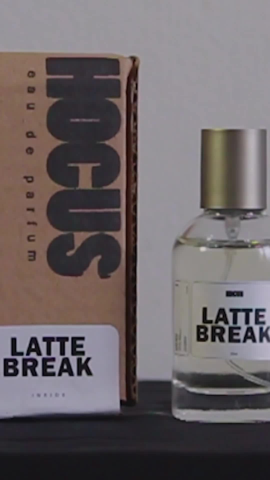 Vial Decant Parfum 5ml Latte Break Travel Size Hocus Eau de parfum Creamy Perfume Vanila