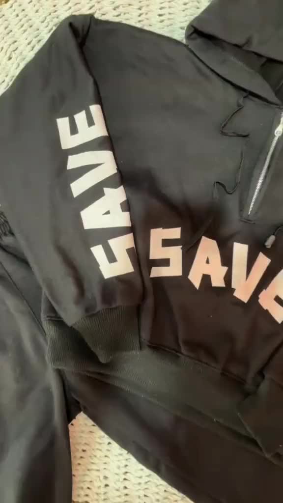 SWEATER CROPE SAVE ZIPPER STYLE KOREAN Keren