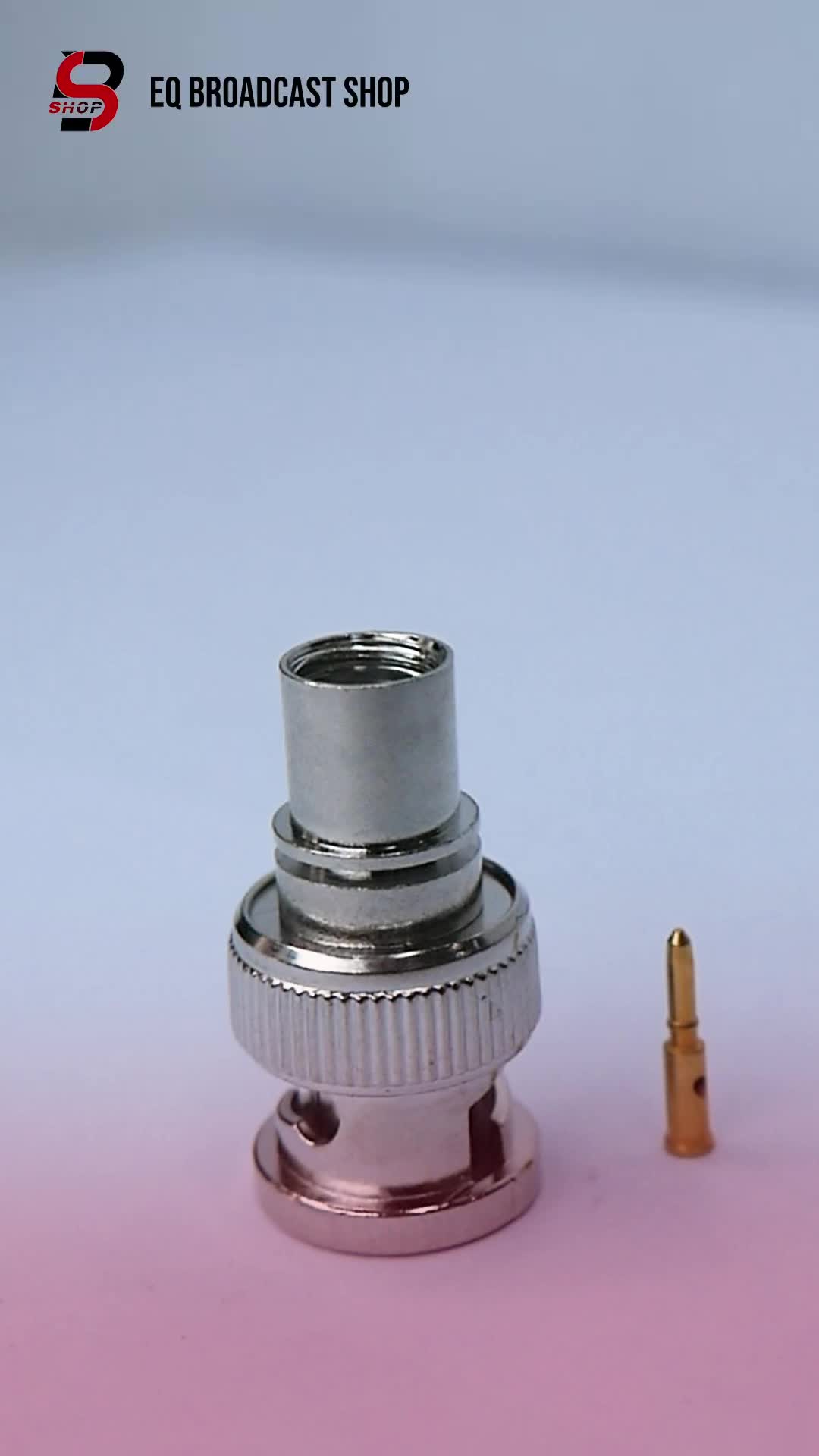 Connector BNC RG6 Full Crimp Dong Ya DY3-003 Cina Ace-64