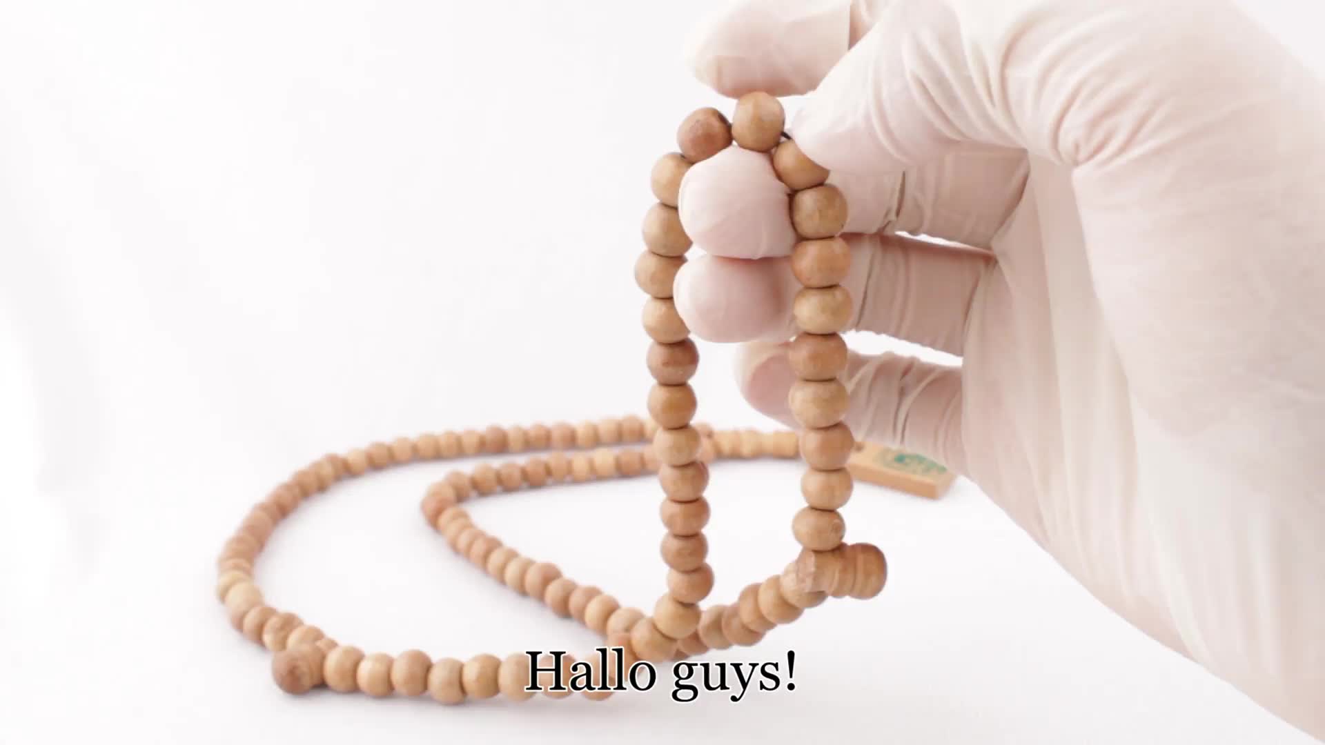 CGG Tasbih Kayu Kelor 99 Butir Motif Lafadz