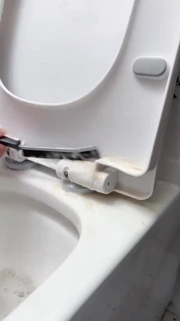 Sikat Pembersih Celah SudutDengan Gagang Panjang / Pembersih Ubin Keramik Toilet Sudut Cela Jendela