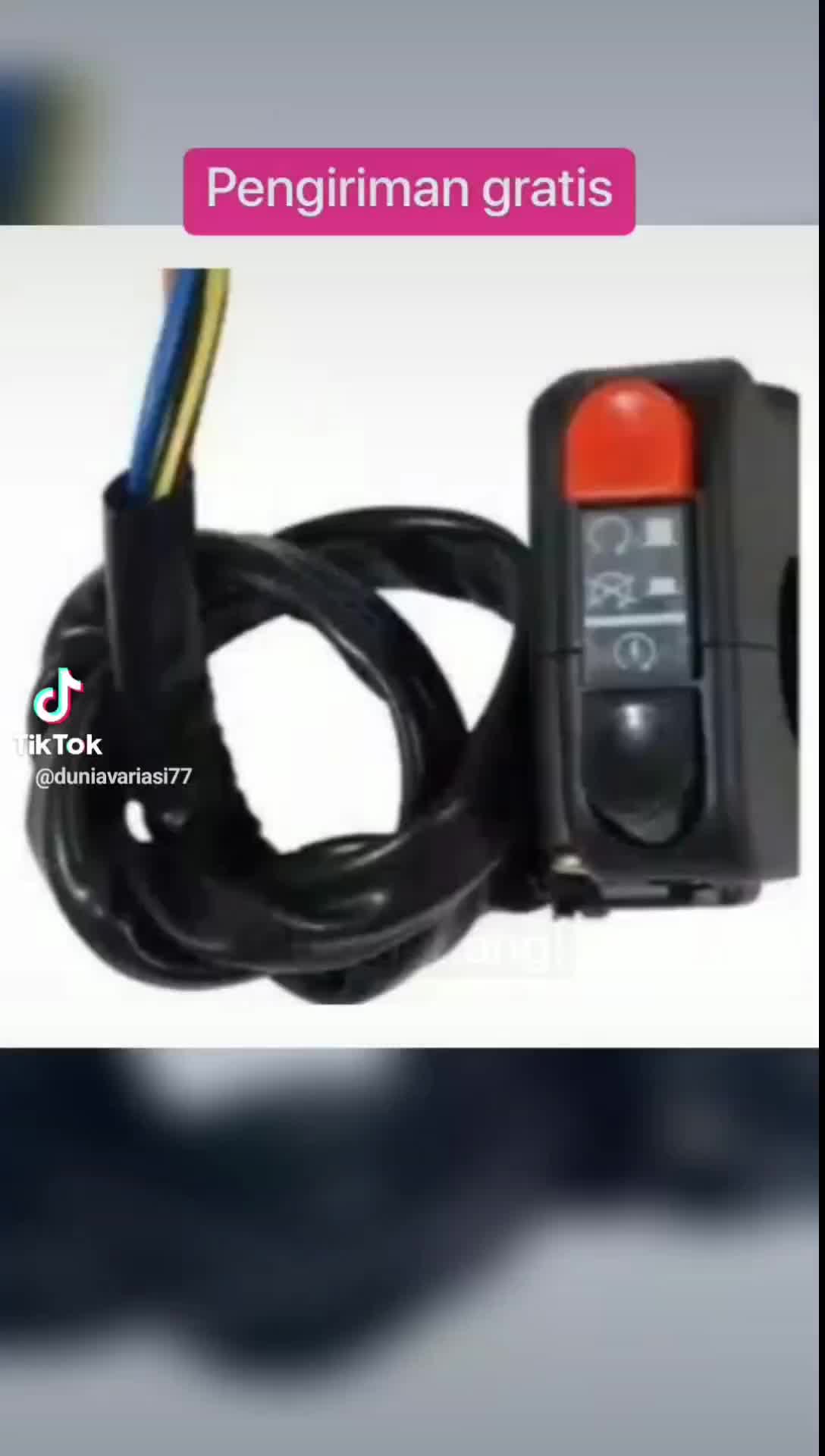 Gas Spontan Ktc Original 2 Kabel Universal Semua Motor Handgrip Karbon